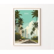 Dhaka Bangladesh Minimalist Travel Home Decor
