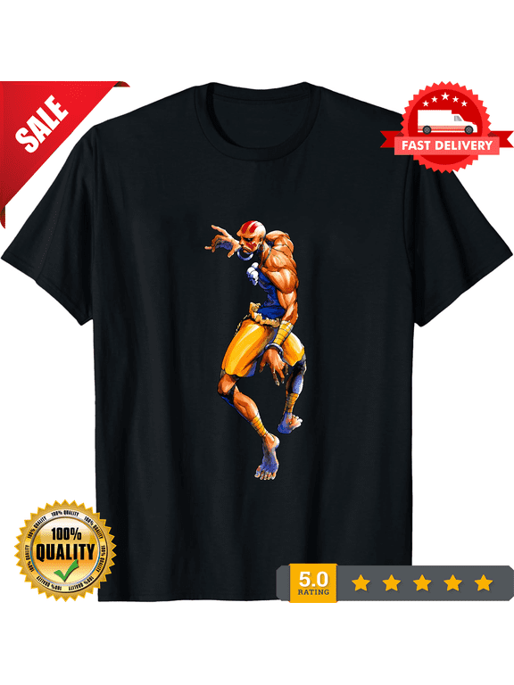 Dhalsim Super Street Fighting 2 Turbo Premium Unisex T-shirt (vectorized Design), ULTRA LIMITED-TH84535