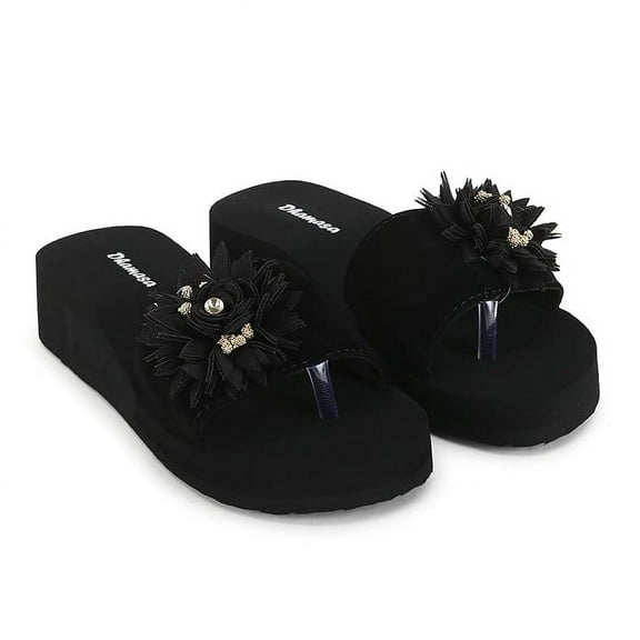 Dhamasa Flower Fashion Flipflop Sandal for Women and Girls