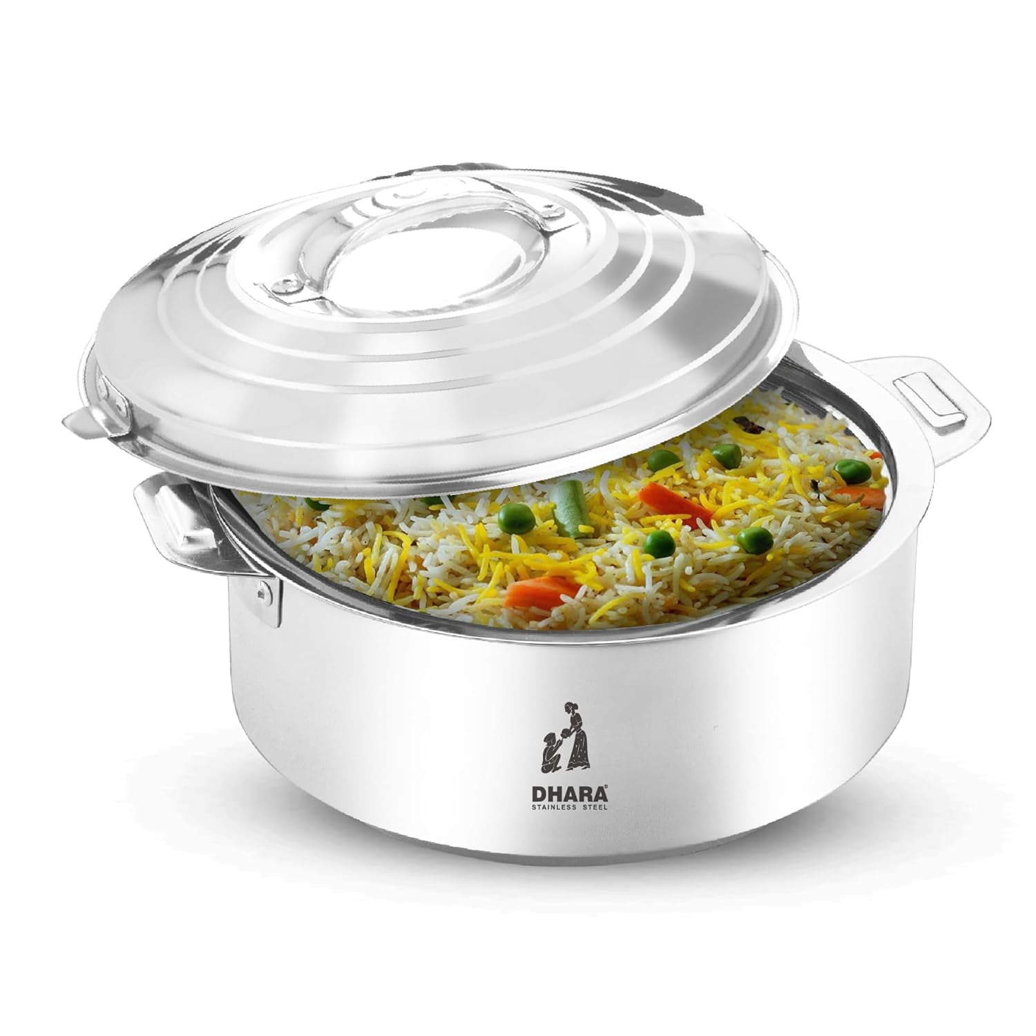 Dhara Stainless Steel 8000 Ultra Insulated Double Walled Roti Server ...