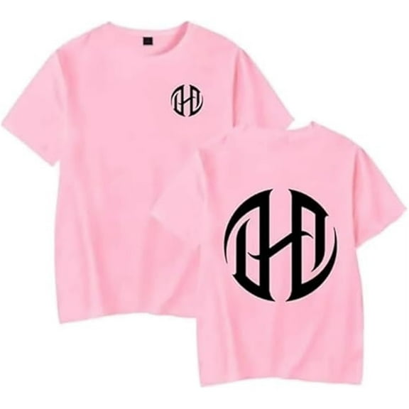 Dharius 2025 Merch T-shirt Classic Print Round Neck Short Sleeves Men And Women Hip-hop Wear