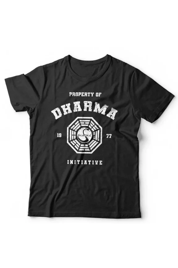 Dharma Initiative Campus Vintage Lost Inspired Retro Unisex T-Shirt, up to size 5XL