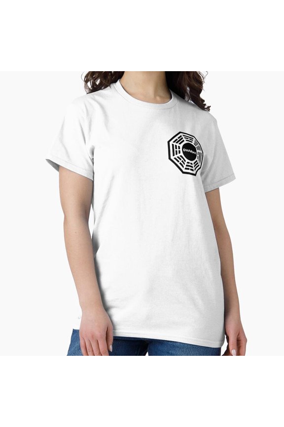 Dharma Initiative Fictional Research Project Octagonal Chevron T-Shirt