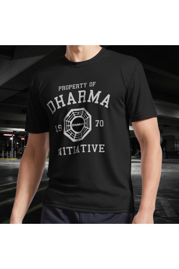 Dharma Initiative Professional Graphics Funny Logo American T-shirt S to 5XL