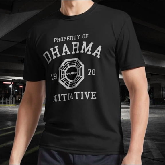 Dharma Initiative Professional Graphics T-Shirt Funny Size Mode American T-shirt