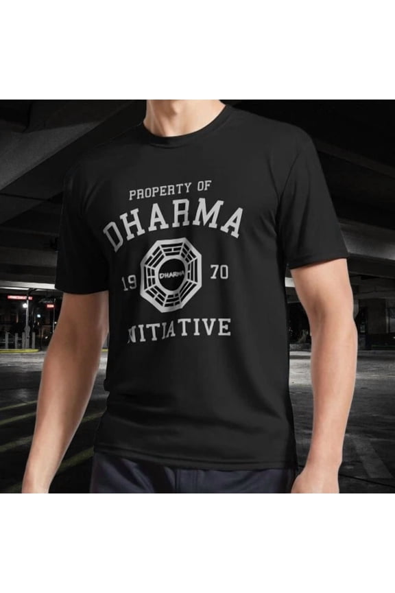 Dharma Initiative Professional Graphics T-Shirt Funny Size Mode American T-shirt