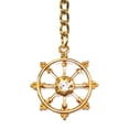 thumbnail image 1 of Dharmachakra 8 Spoked Wheel Keychain, 1 of 1
