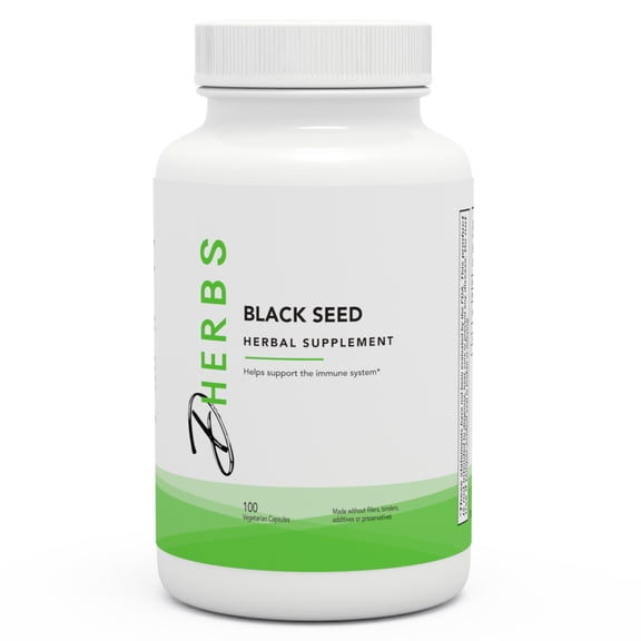 Dherbs Black Seed, 100-Count Bottle