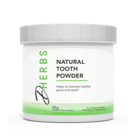 Dherbs Natural Tooth Powder, 4 Oz.