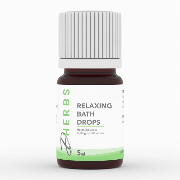 Dherbs Relaxing Baths Drops, 0.17 Oz.