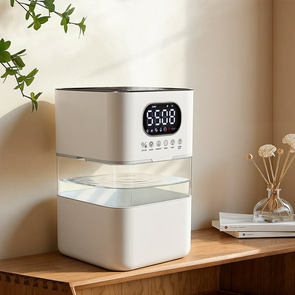 Dhole 8.5L Humidifiers with Warm Mist, Smart Humidifier with Auto Shut-Off, Customizable Humidity (40-90%), Quiet Operation for Whole Night Sleep