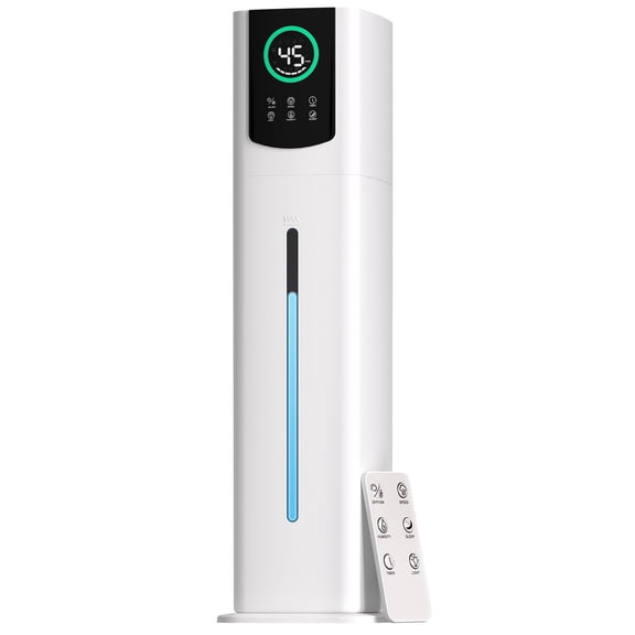 Dhole 9L Cool Mist Humidifier for Bedroom Ultra Quiet, 55+ Hours, Energy Efficient, Auto Shut-Off, Sleep Mode with Night Light for Baby Nursery, Home - Perfect for Large Rooms