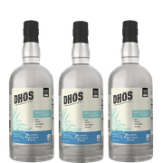 Dhos Blanco Tequilla Free Non-Alcoholic Tequila Spirit Alternative - 750ml Bottles - 3 Pack