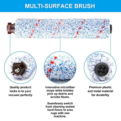 Kit Ricambio Per Bissell CrossWave – 8 Pezzi: Spazzole E Filtri Per Modelli 1868, 2306, 1926, 1934, 1866