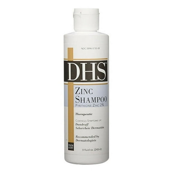 Dhs Pyrithione Zinc Gentle Anti Dandruff Shampoo - 8 Oz, 2 Pack