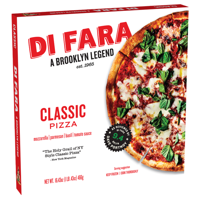 Di Fara New York Style Classic Pizza, Ready-to-Bake Pizza, 12-inch, 16.43 oz (Frozen) - Walmart ...