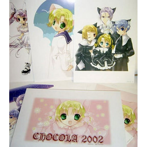 Di Gi Charat Chocola Portfolio Poster Set
