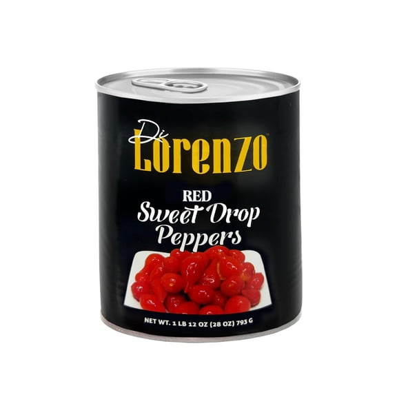 Di Lorenzo Sweet Drop Peppers, 28 oz Can