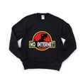 thumbnail image 1 of Di-No Internet Connection Dinosaur Tech Fail Meme Tee, for men & women, up to size 5XL, 1 of 3