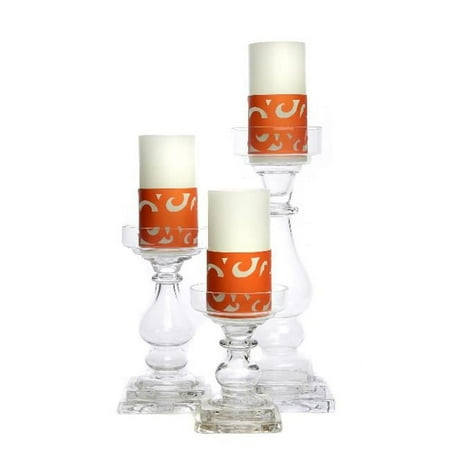 Di Potter CB102 3 Candlebands laser-cut fine paper, Fiesta Orange