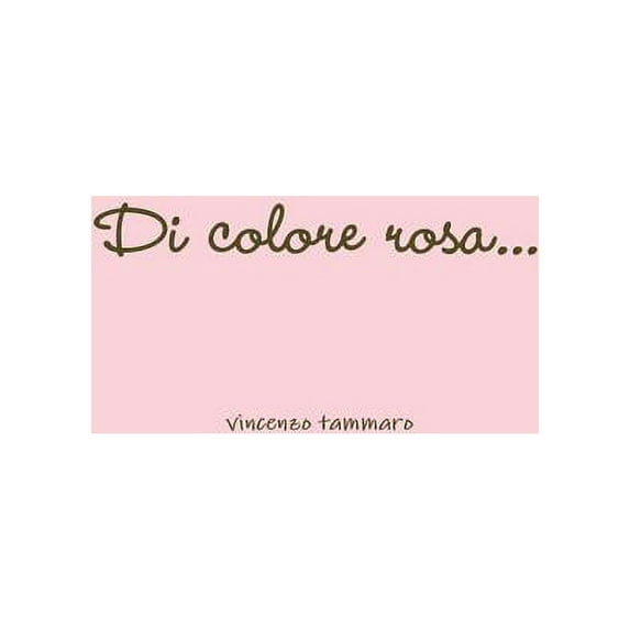 Di colore rosa..., (Paperback)