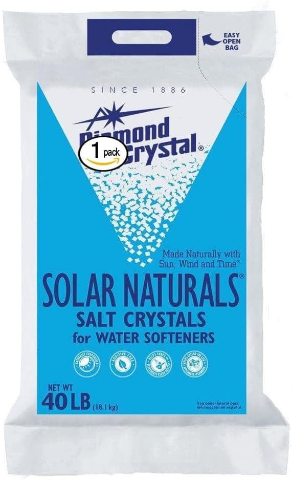 Dimnd rstl Slr Nturl Water Softener Salt, 40 lb (1)