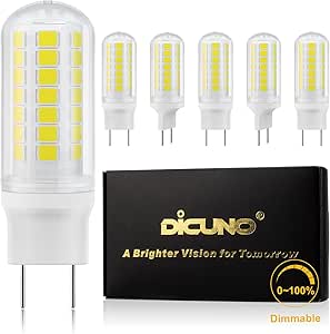 DiCUNO G8 Dimmable LED Bulb Flat Base 4W (40W Halogen Equivalent ...