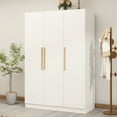 DiDuGo Wardrobe Armoire, 3 Door Large Closet Storage for