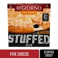 thumbnail image 1 of DiGiorno Stuffed Crust Five Cheese Pizza, 22.2 oz (Frozen), 1 of 11