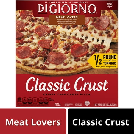 DiGiorno Classic Crust Meat and Cheese Pizza, 19.1 oz (Frozen)