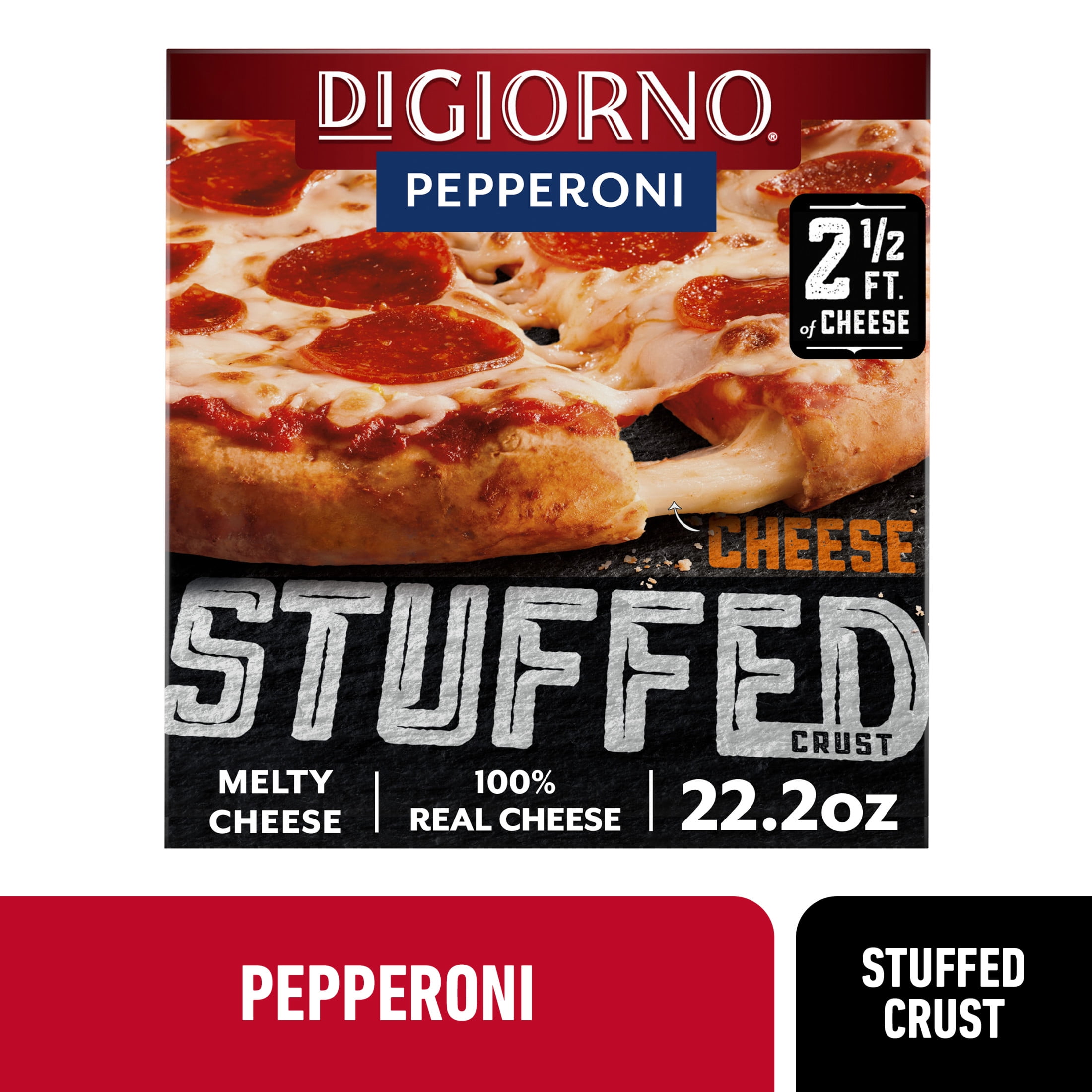 DiGiorno Pepperoni Stuffed Crust Pizza, 22.2 oz (Frozen)