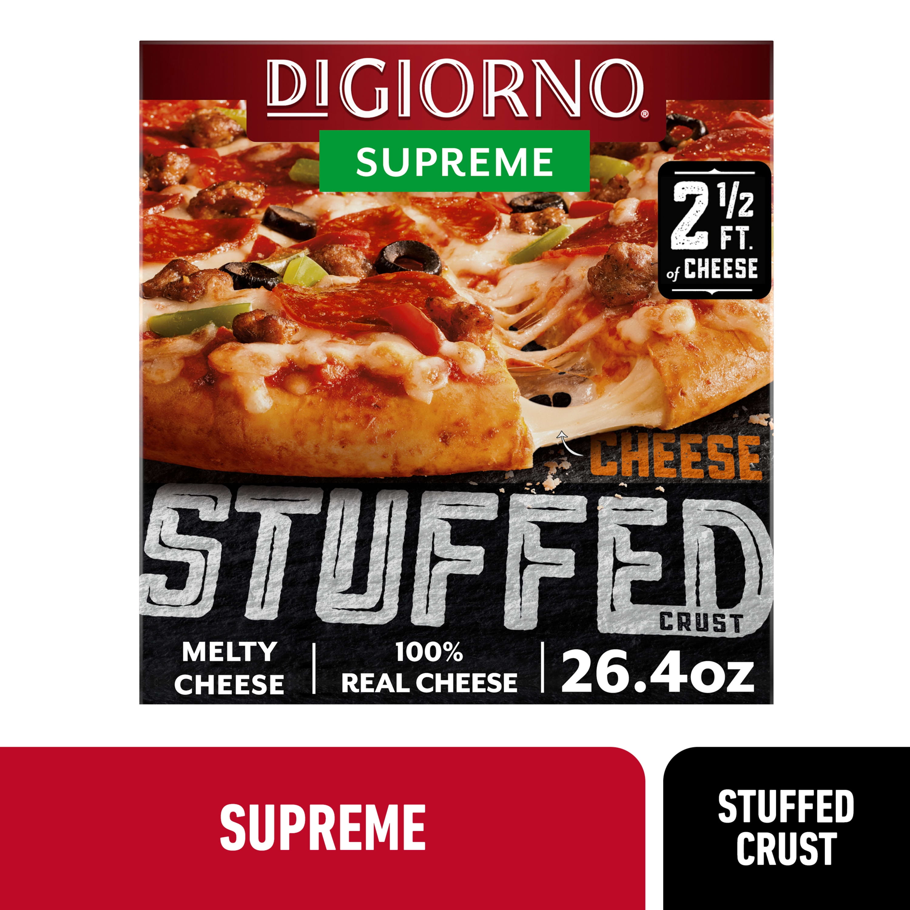 DiGiorno Frozen Pizza, Supreme Original Stuffed Crust Pizza with ...