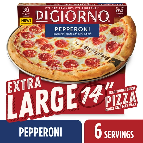 DiGiorno Pepperoni, Extra Large Pizza, 29 oz (Frozen)