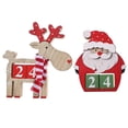 thumbnail image 1 of DiMaddie 1 Set 2 Pcs Decorative Christmas Wooden Calendars Creative Wooden Adornments, 1 of 6
