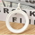 thumbnail image 1 of MYTAKEND 12pcs Plastic Curtain Rings Curtain Hanging Rings Curtain Hanging Rings Replacement Curtain Rings With Eyelet Curtain Rod Drapery Rings, 1 of 6