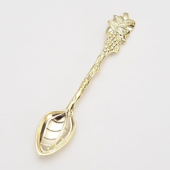 DiMaddie 4pcs Vintage Coffee Dessert Spoon Dessert Spoon Vintage Carved Coffee Spoon Espresso Spoons Antique Spoon Traditional Tea Spoon