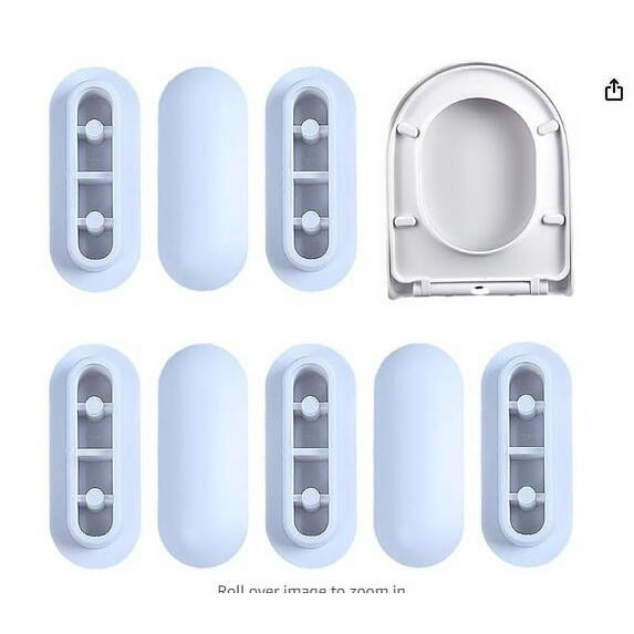 MYTAKEND 8pcs Bidet Toilet Seat Bumpers Toilet Seat Bumper Replacement Kit Toilet Seat Bumpers Bidet Toilet Seat Bumpers For Home Toilet Bumpers Toilet Seat Bumpers For Bathroom Toilet Lid Seat Pads