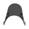 thumbnail image 1 of Universal Motorcycle Windshield Weather Resistant Adjustable Wind Deflector for Most Models Black, 1 of 6