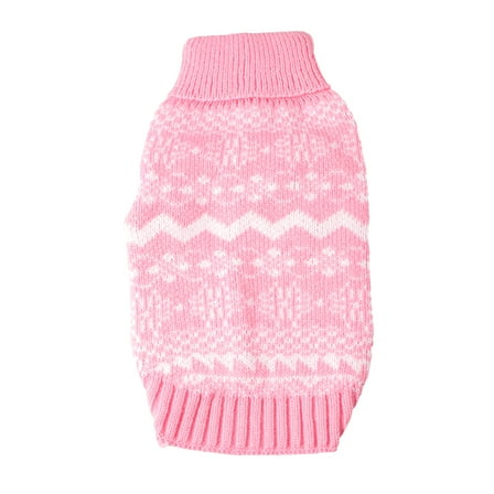 BESTYASH XXXS Dog Sweater Pet Knitted Sweater Pink 1Pack