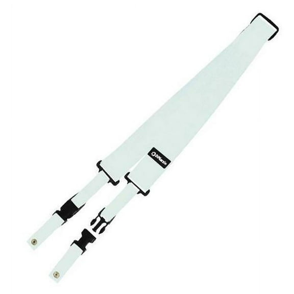DiMarzio 2" Nylon ClipLock Guitar Strap (White)