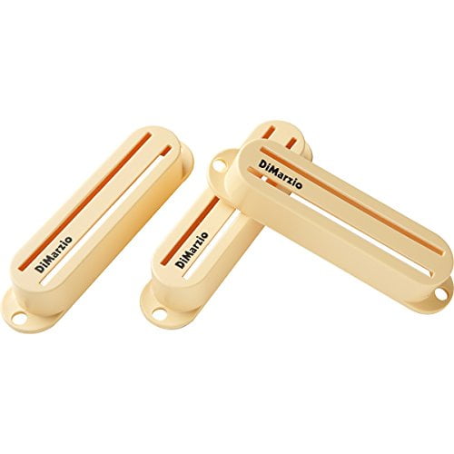 DiMarzio DM2002 Fast Track Strat Pickup Covers Set of 3 Cream
