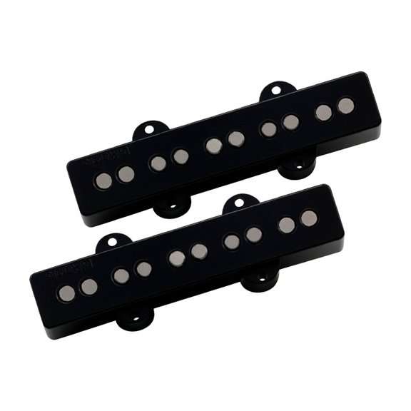 DiMarzio DP552 Area J Jazz 5-String Bass Neck/Bridge Pickup Set Black