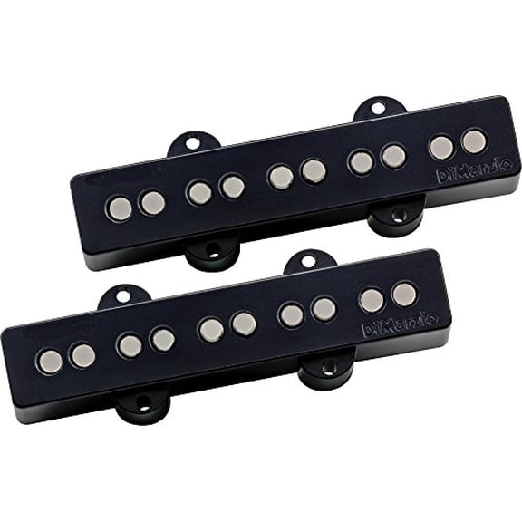 DiMarzio DP552 Area J Jazz 5-String Bass Neck/Bridge Pickup Set Black