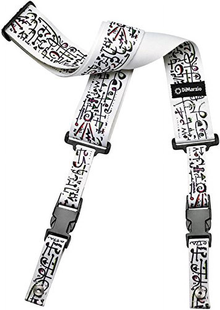 DiMarzio Steve Vai Cliplock Guitar Strap White