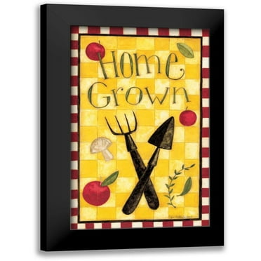 DiPaolo, Dan 10x14 Black Modern Framed Museum Art Print Titled - Home Grown