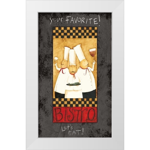 DiPaolo, Dan 10x14 White Modern Wood Framed Museum Art Print Titled - New Bistro