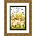 thumbnail image 1 of DiPaolo, Dan 11x14 Gold Ornate Wood Framed with Double Matting Museum Art Print Titled - Market Fresh Flowers, 1 of 4