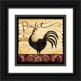 thumbnail image 1 of DiPaolo, Dan 12x12 Black Ornate Wood Framed with Double Matting Museum Art Print Titled - Mr Poulet, 1 of 4