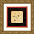 thumbnail image 1 of DiPaolo, Dan 12x12 Gold Ornate Wood Framed with Double Matting Museum Art Print Titled - Laughter, 1 of 4