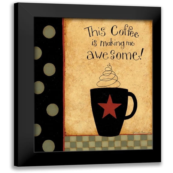 DiPaolo, Dan 12x14 Black Modern Framed Museum Art Print Titled - Awesome Star